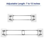 RV Shower Corner Storage Bar- Adjustable Stainless Steel Rod for Corner Shelves in Camper, Length 7-13 inches- RV Bathroom Organization Must Have Accessories (2 Pack?