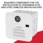 ST Suburban 6285APW Tankless Water Heater Door, Required Door for Installation of Suburban ST42 and ST60 Tankless Water Heaters, Polar White