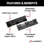 Lippert Components RV Entry Door Friction Hinge Kit for 5th Wheel, Travel Trailer and Motorhome (Pack of 2)