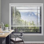 CHICOLOGY Blinds for Windows, Mini Blinds, Window Blinds, Door Blinds, Blinds & Shades, Camper Blinds, Horizontal Window Blinds, White (Commercial Grade), 32″ W x 48″ H